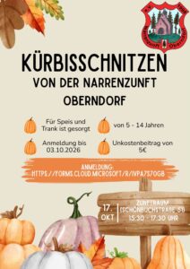 Anmeldung – Kürbisschnitzen